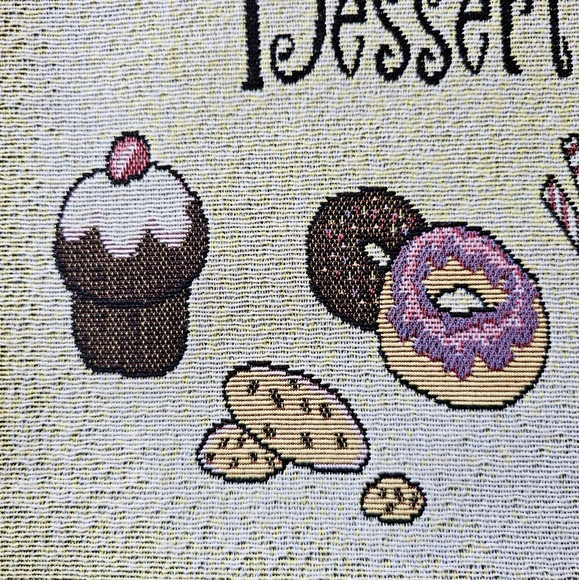 Vintage Fun Banner "Stressed Spelled Backwards Is Desserts!" Kitchen Home Decor - Picture 7 of 13